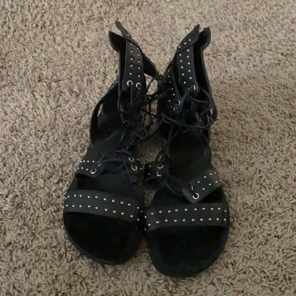 Kendall and Kylie studded gladiator sandals